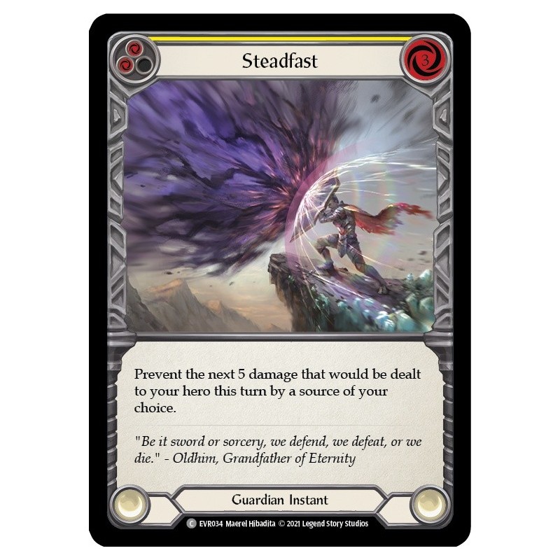 Steadfast Yellow FOIL [EVR034-RF]