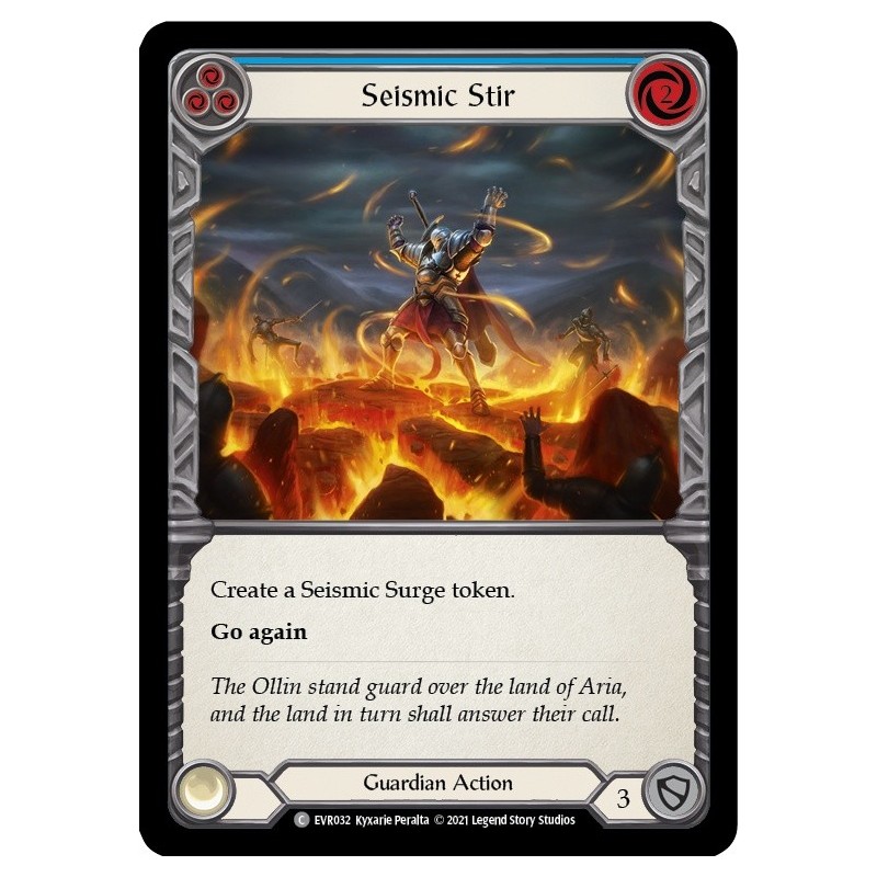 Seismic Stir Blue FOIL [EVR032-RF]