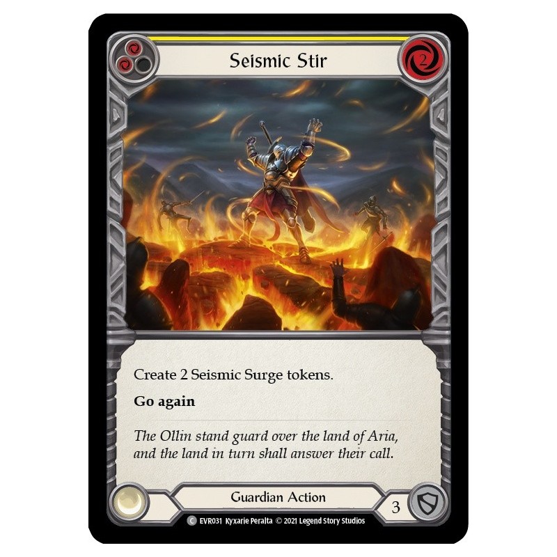 Seismic Stir Yellow FOIL [EVR031-RF]