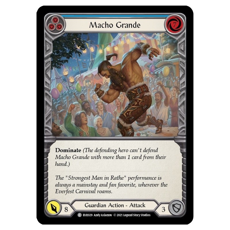 Macho Grande Blue FOIL [EVR029-RF]