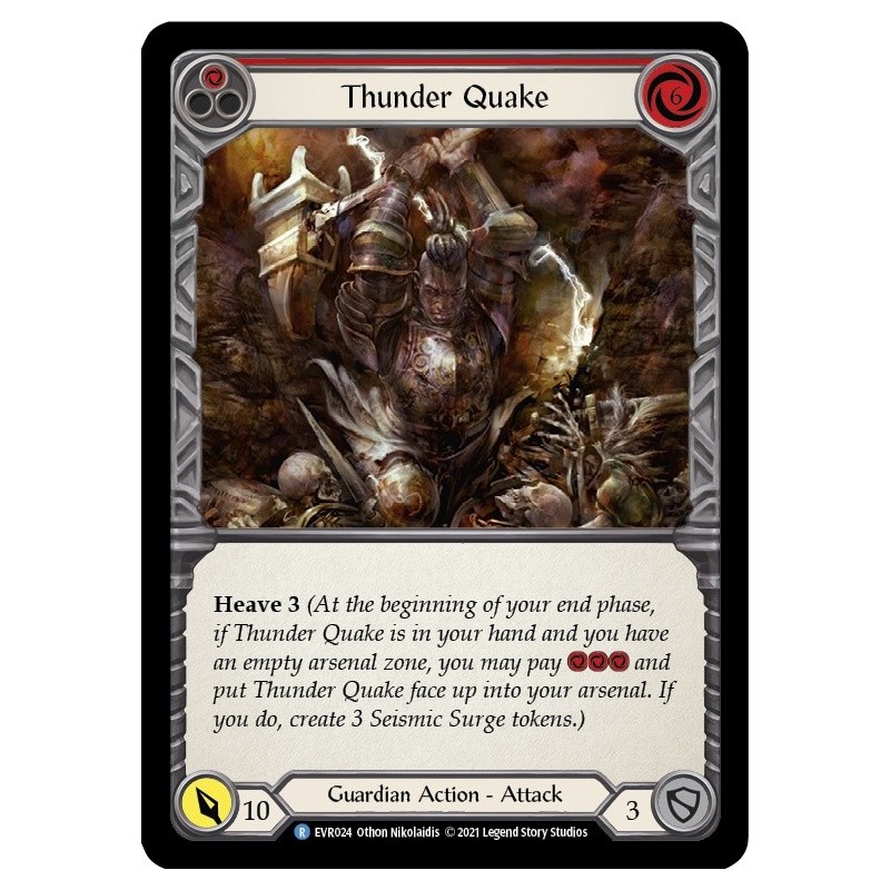 Thunder Quake Red [EVR024]