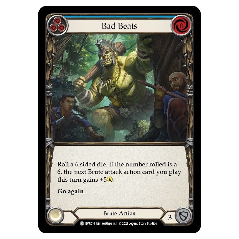 Bad Beats Blue FOIL [EVR016-RF]
