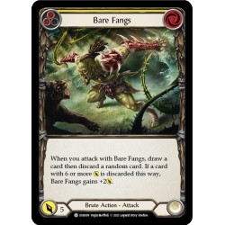 Bare Fangs Yellow FOIL [EVR009-RF]