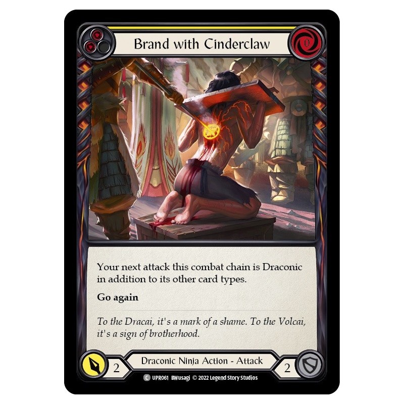 Brand with Cinderclaw Yellow [UPR061]