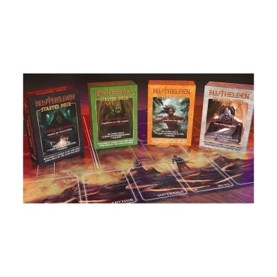 Bluthelden Origin Deck‑Set Display (4 Starter Decks) – EN