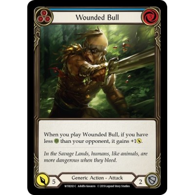 Wounded Bull Blue [U-WTR202]