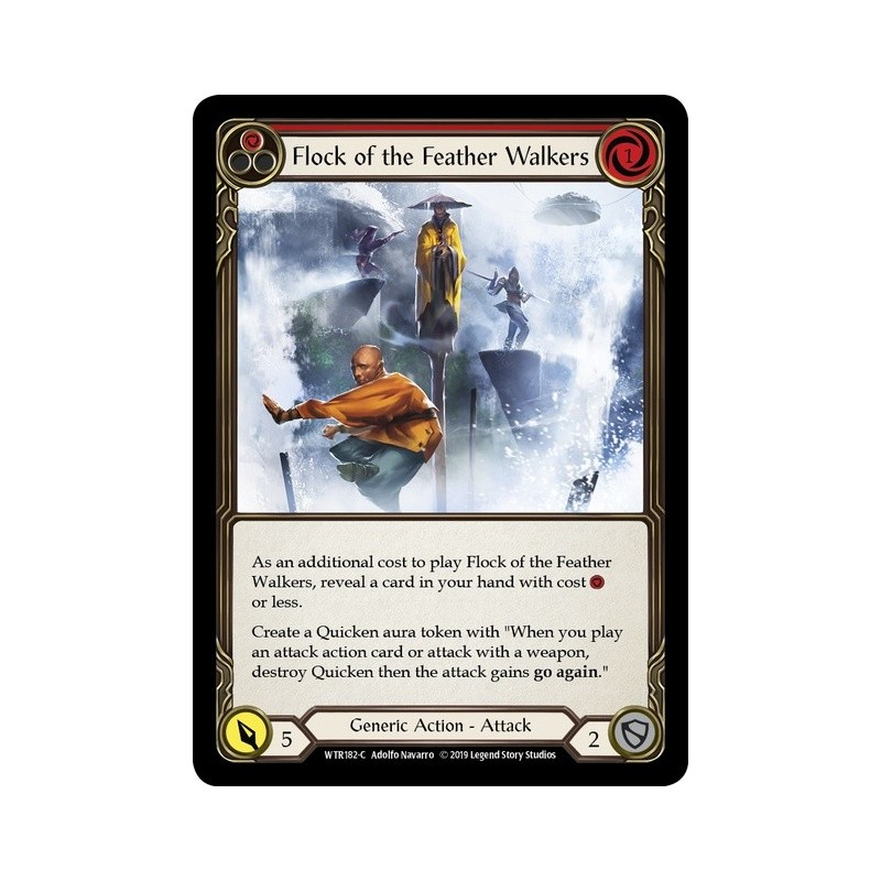 Flock of the Feather Walkers Red [U-WTR182]
