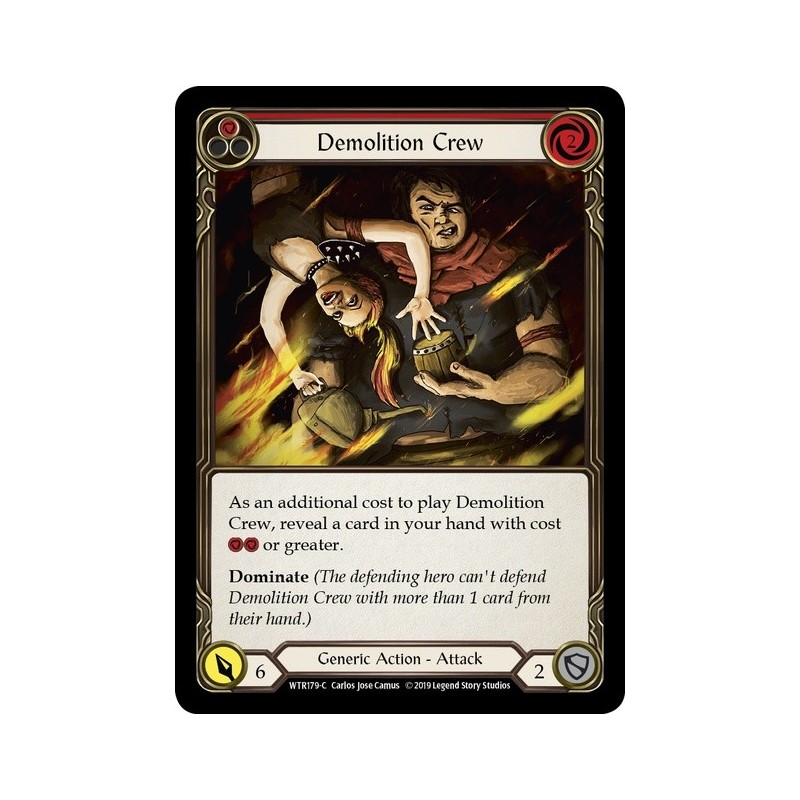 Demolition Crew Red [U-WTR179]