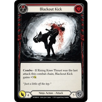 Blackout Kick Red [U-WTR089]