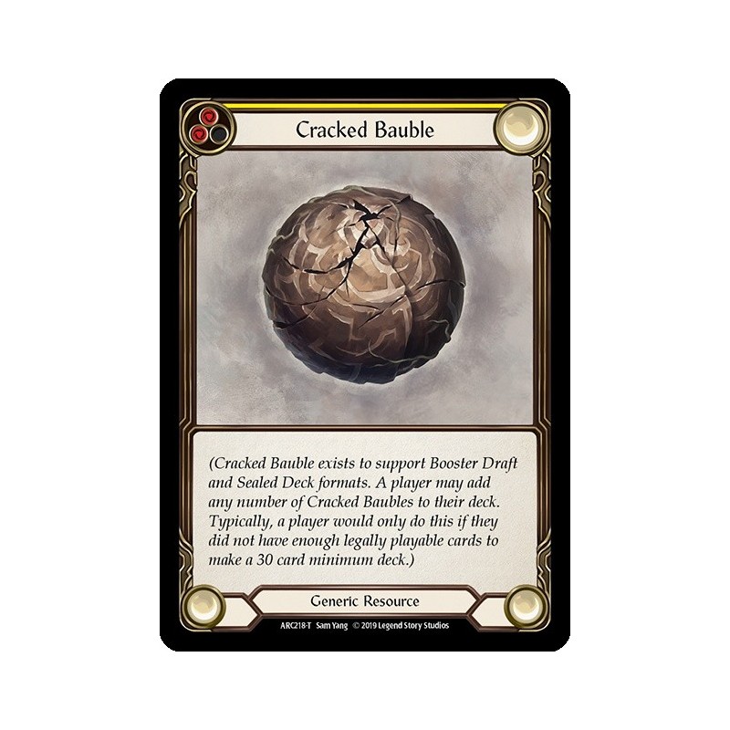 Cracked Bauble Yellow [U-ARC218]