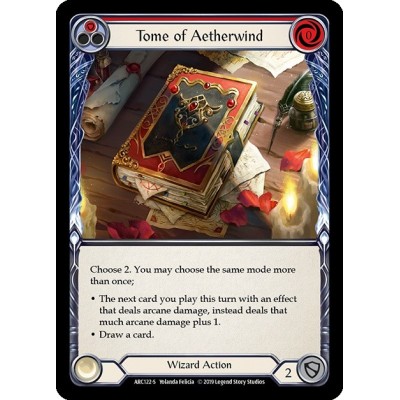Tome of Aetherwind Red [U-ARC122]