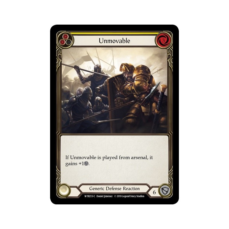 Unmovable Yellow FOIL [U-WTR213-RF]