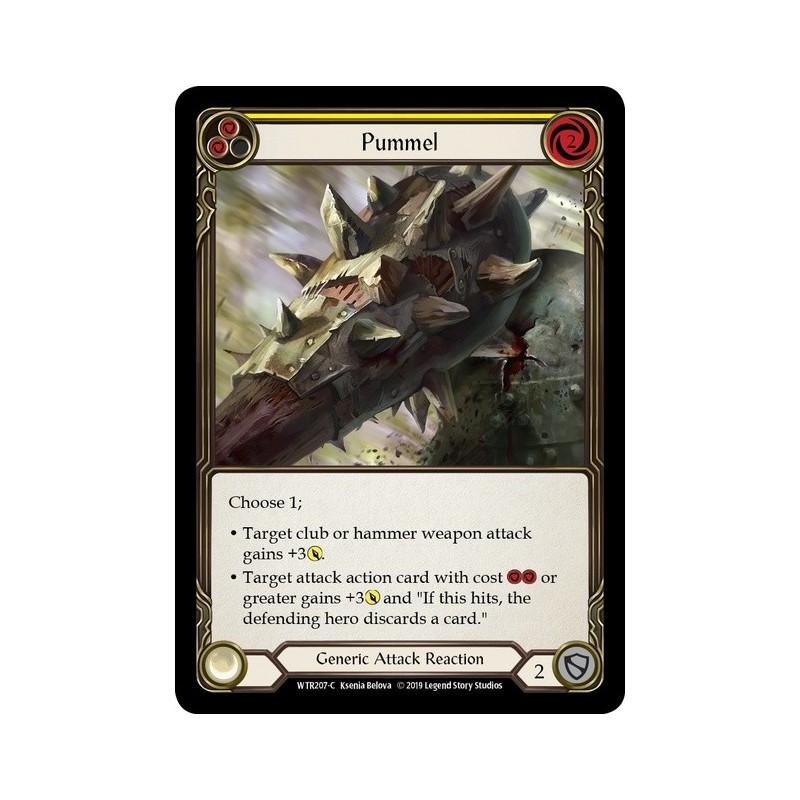 Pummel Yellow FOIL [U-WTR207-RF]