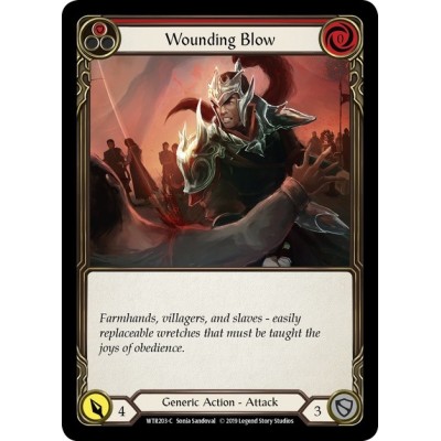 Wounding Blow Red FOIL [U-WTR203-RF]