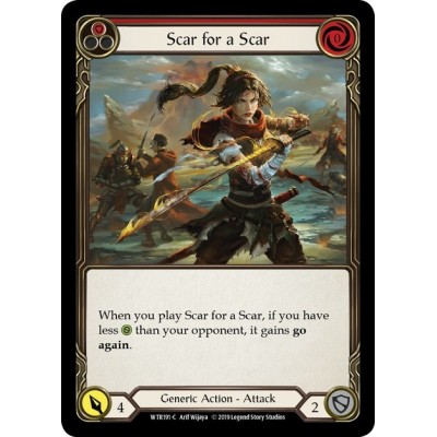 Scar for a Scar Red FOIL [U-WTR191-RF]
