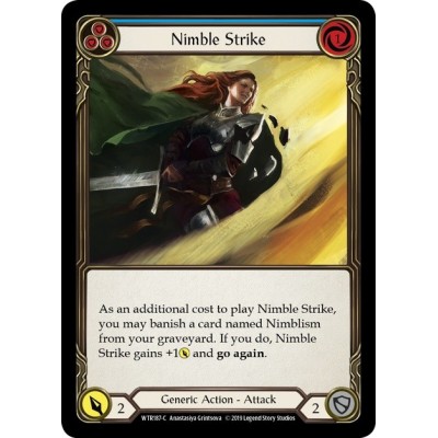 Nimble Strike Blue FOIL [U-WTR187-RF]