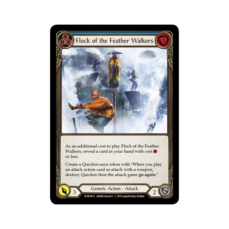 Flock of the Feather Walkers Blue FOIL [U-WTR184-RF]
