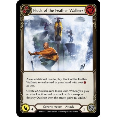 Flock of the Feather Walkers Yellow FOIL [U-WTR183-RF]