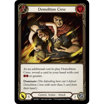 Demolition Crew Yellow FOIL [U-WTR180-RF]