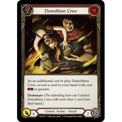 Demolition Crew Red FOIL [U-WTR179-RF]