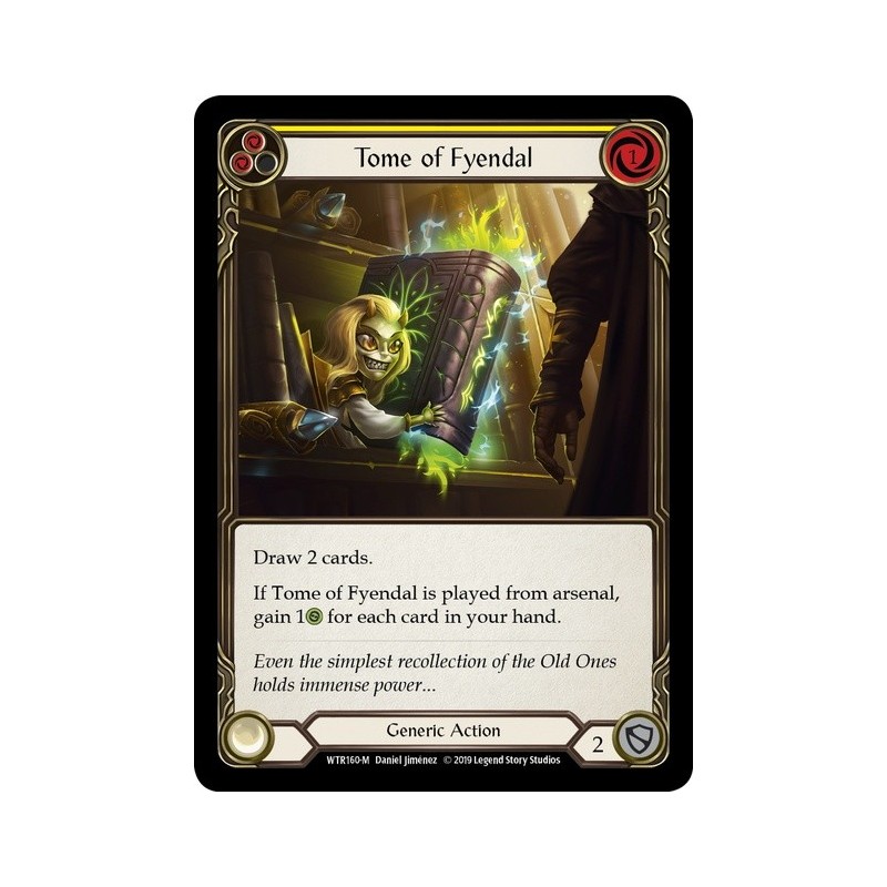 Tome of Fyendal Yellow FOIL [U-WTR160-RF]