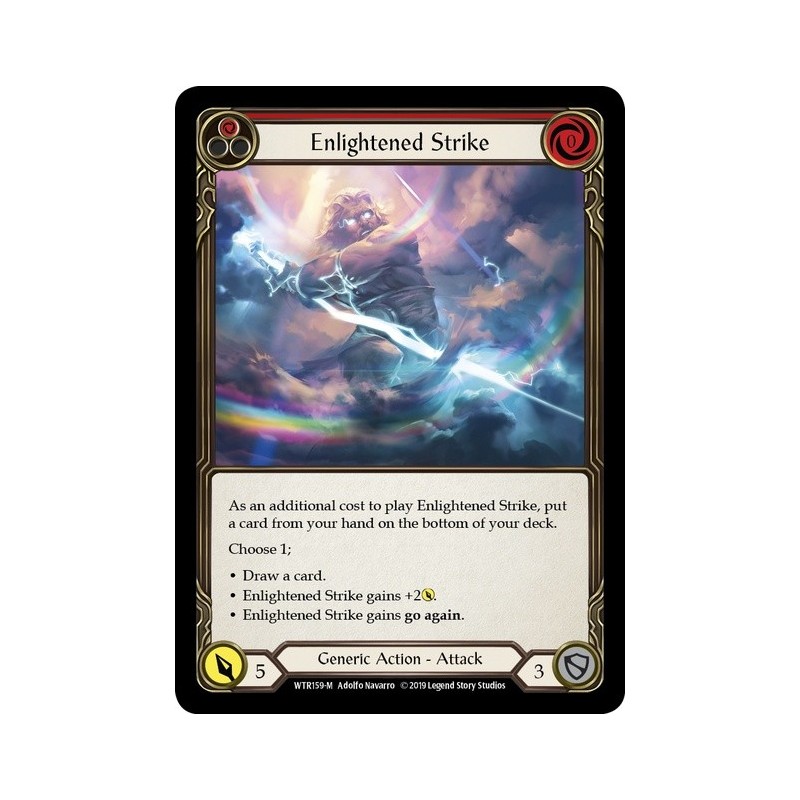Enlightened Strike Red FOIL [U-WTR159-RF]