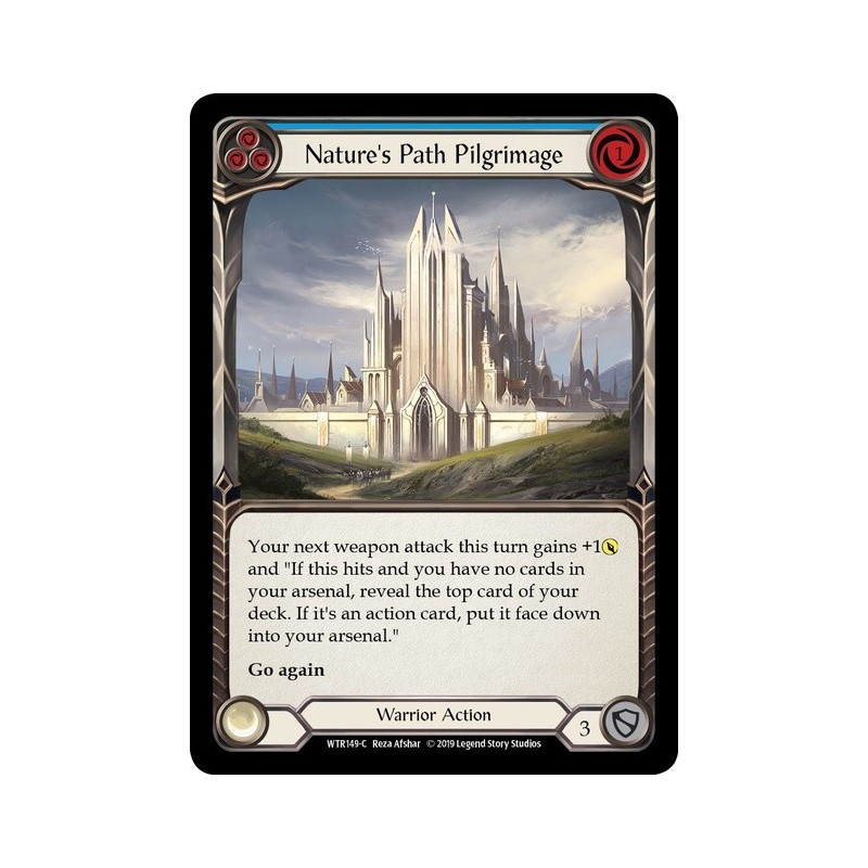Nature's Path Pilgrimage Blue FOIL [U-WTR149-RF]