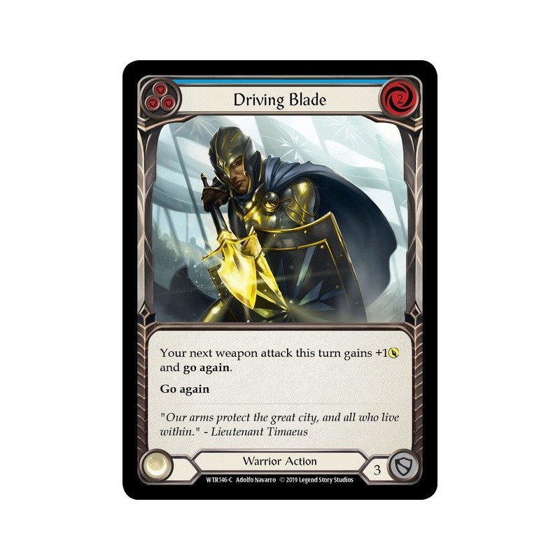 Driving Blade Blue FOIL [U-WTR146-RF]