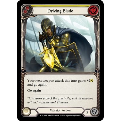 Driving Blade Yellow FOIL [U-WTR145-RF]