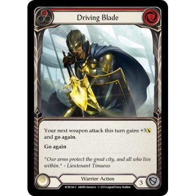 Driving Blade Red FOIL [U-WTR144-RF]