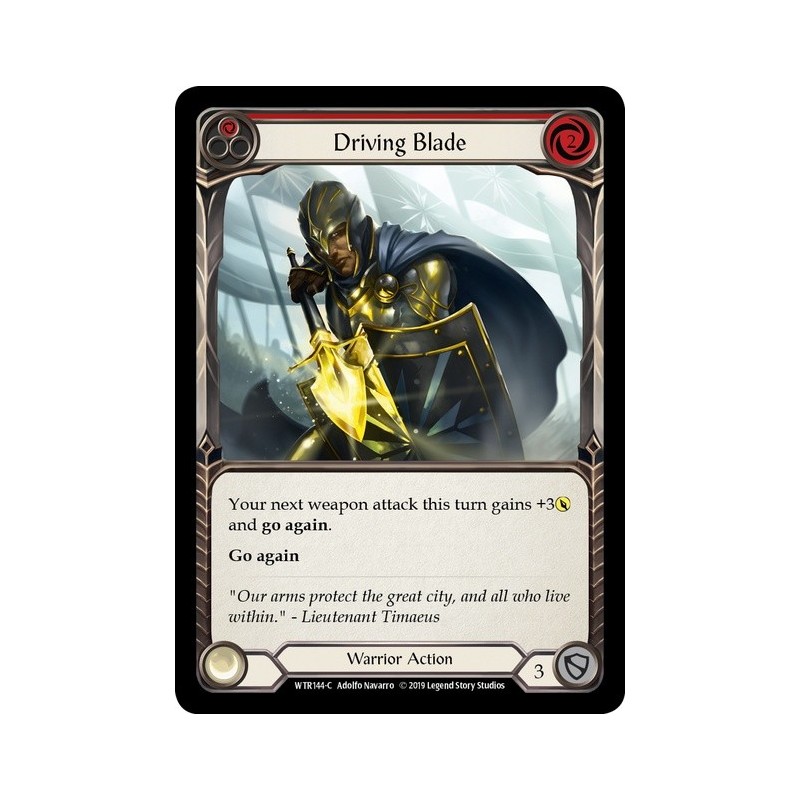 Driving Blade Red FOIL [U-WTR144-RF]
