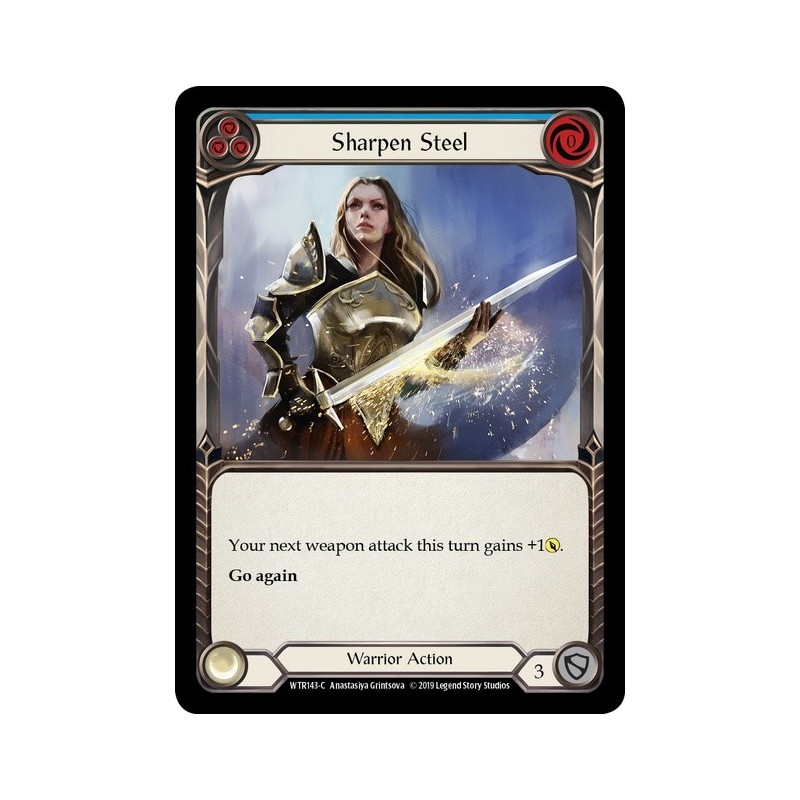 Sharpen Steel Blue FOIL [U-WTR143-RF]