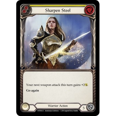 Sharpen Steel Yellow FOIL [U-WTR142-RF]