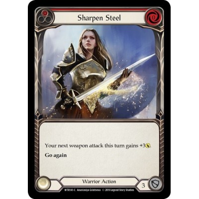 Sharpen Steel Red FOIL [U-WTR141-RF]