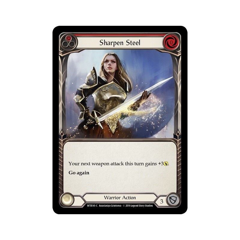 Sharpen Steel Red FOIL [U-WTR141-RF]