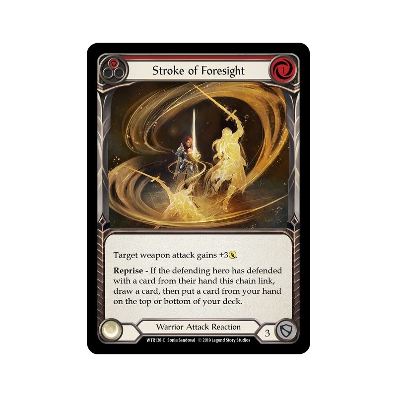 Stroke of Foresight Red FOIL [U-WTR138-RF]