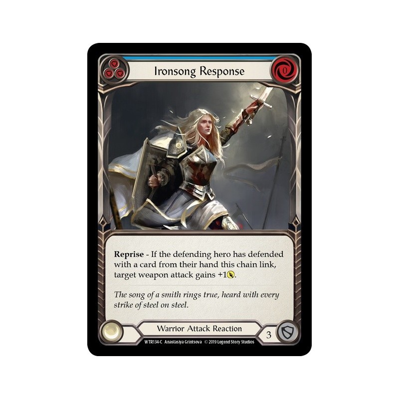 Ironsong Response Blue FOIL [U-WTR134-RF]