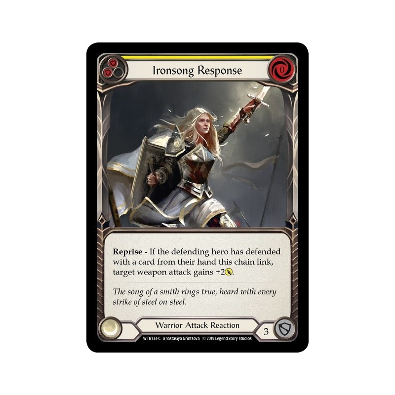 Ironsong Response Yellow FOIL [U-WTR133-RF]