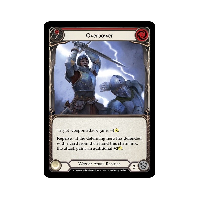 Overpower Red FOIL [U-WTR123-RF]