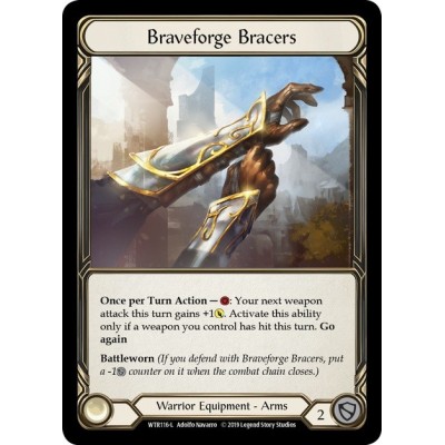 Braveforge Bracers FOIL [U-WTR116-RF]