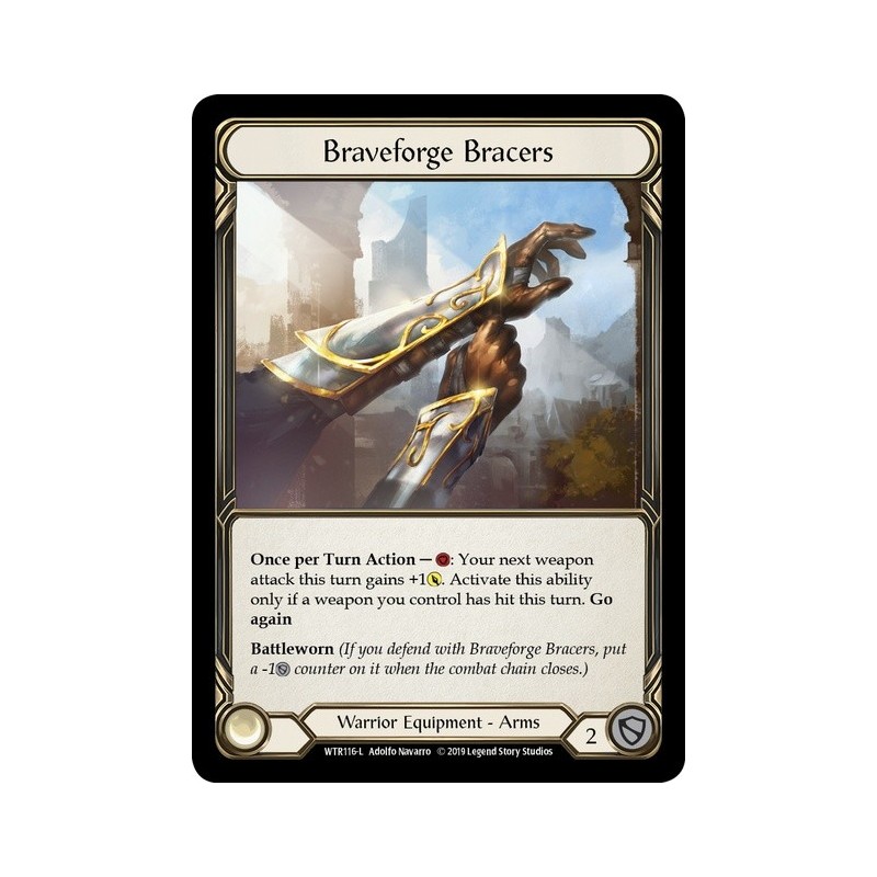 Braveforge Bracers FOIL [U-WTR116-RF]