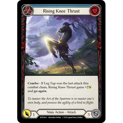 Rising Knee Thrust Blue FOIL [U-WTR106-RF]