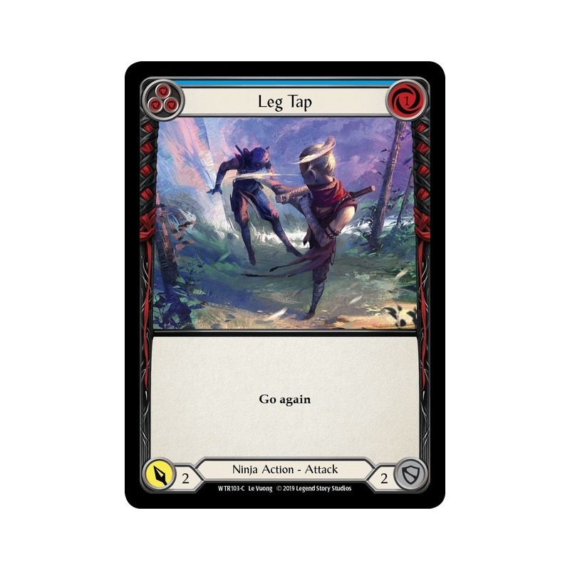Leg Tap Blue FOIL [U-WTR103-RF]