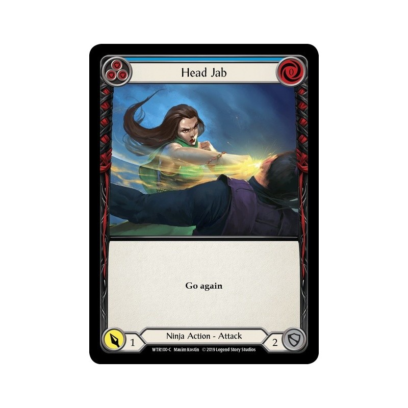 Head Jab Blue FOIL [U-WTR100-RF]