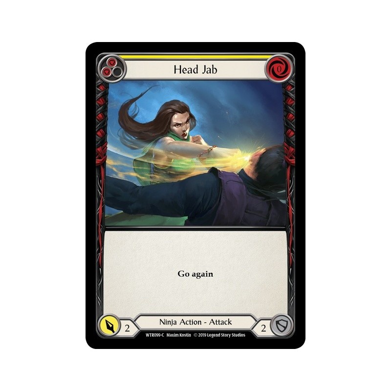 Head Jab Yellow FOIL [U-WTR099-RF]