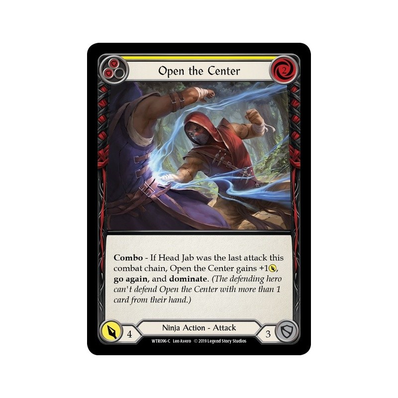 Open the Center Yellow FOIL [U-WTR096-RF]