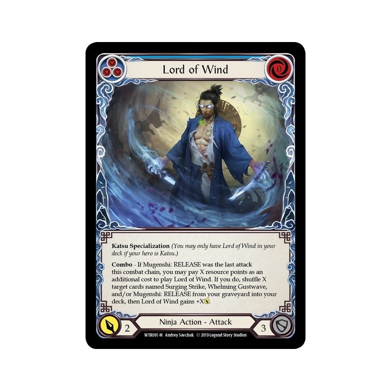Lord of Wind Blue FOIL [U-WTR081-RF]