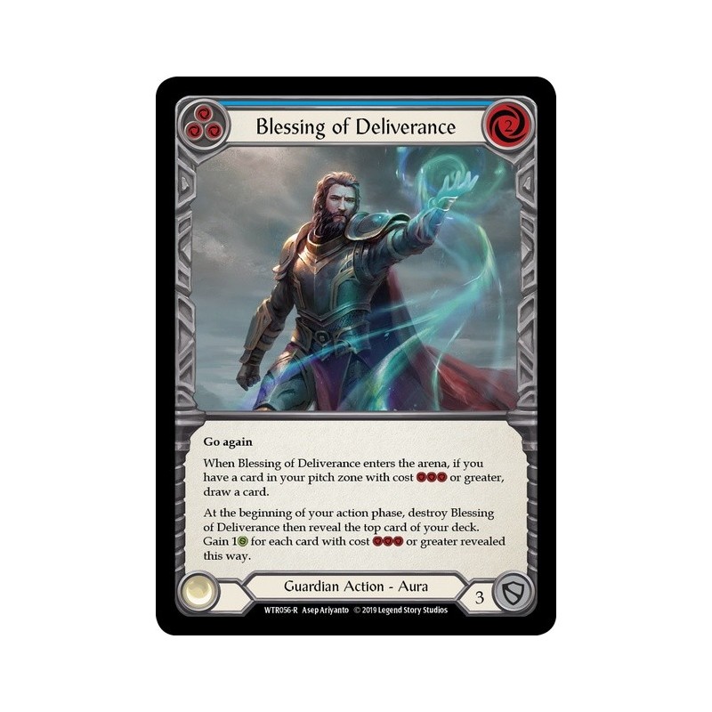 Blessing of Deliverance Blue FOIL [U-WTR056-RF]