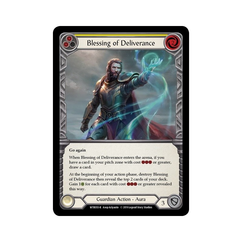 Blessing of Deliverance Yellow FOIL [U-WTR055-RF]