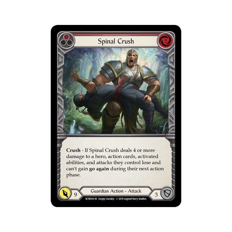Spinal Crush Red FOIL [U-WTR044-RF]